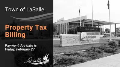 Property Tax Billing Graphic, February 2026