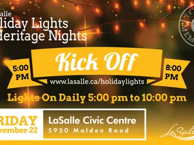 holiday lights kickoff