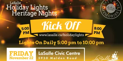 holiday lights kickoff