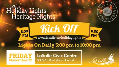 holiday lights kickoff