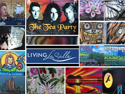 LaSalle Bell Box Murals Collage