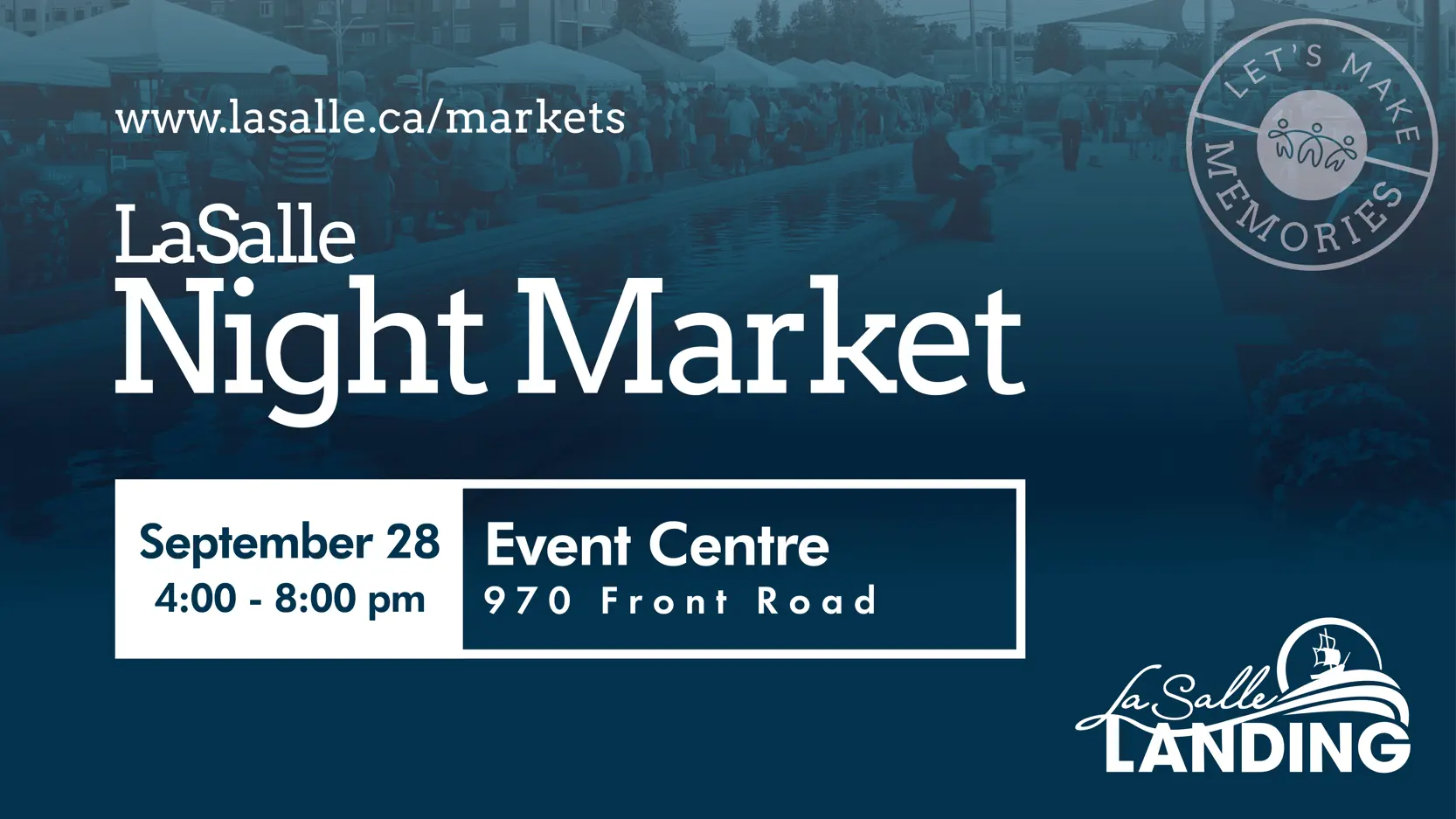LaSalle Night Market event details 2025.