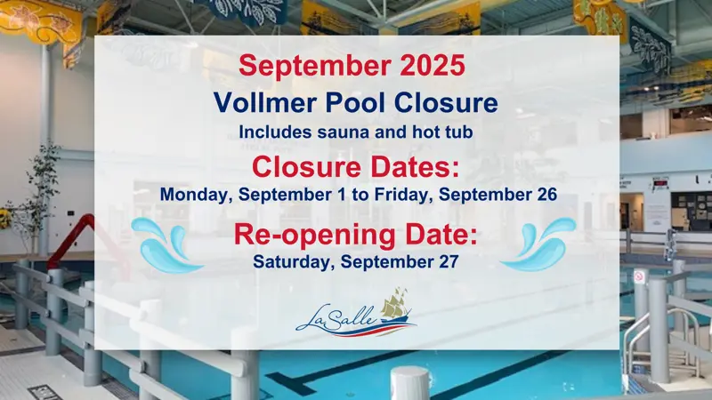 September 2025 Vollmer Pool Closure.