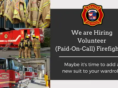 LaSalle Fire Service is Hiring