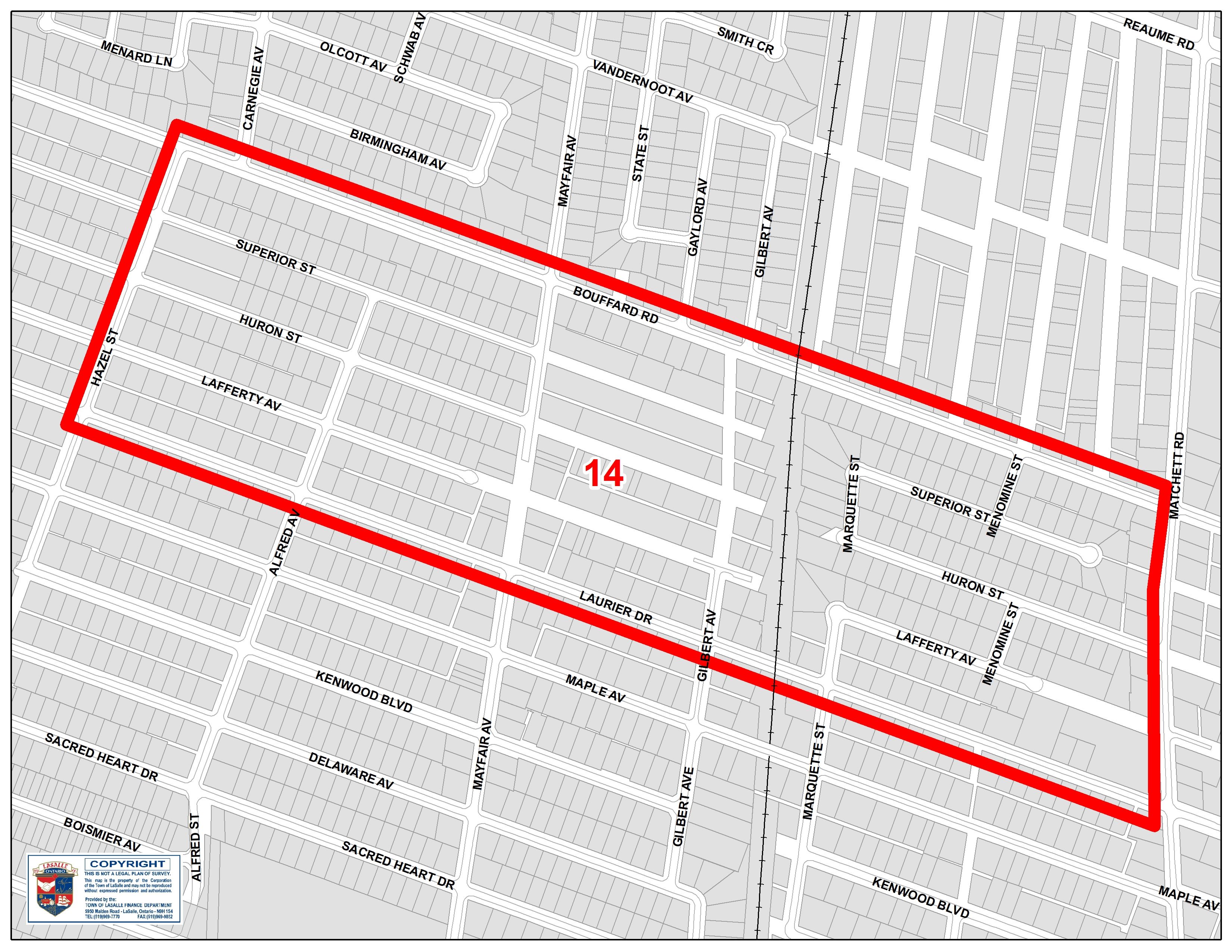 area 14 map