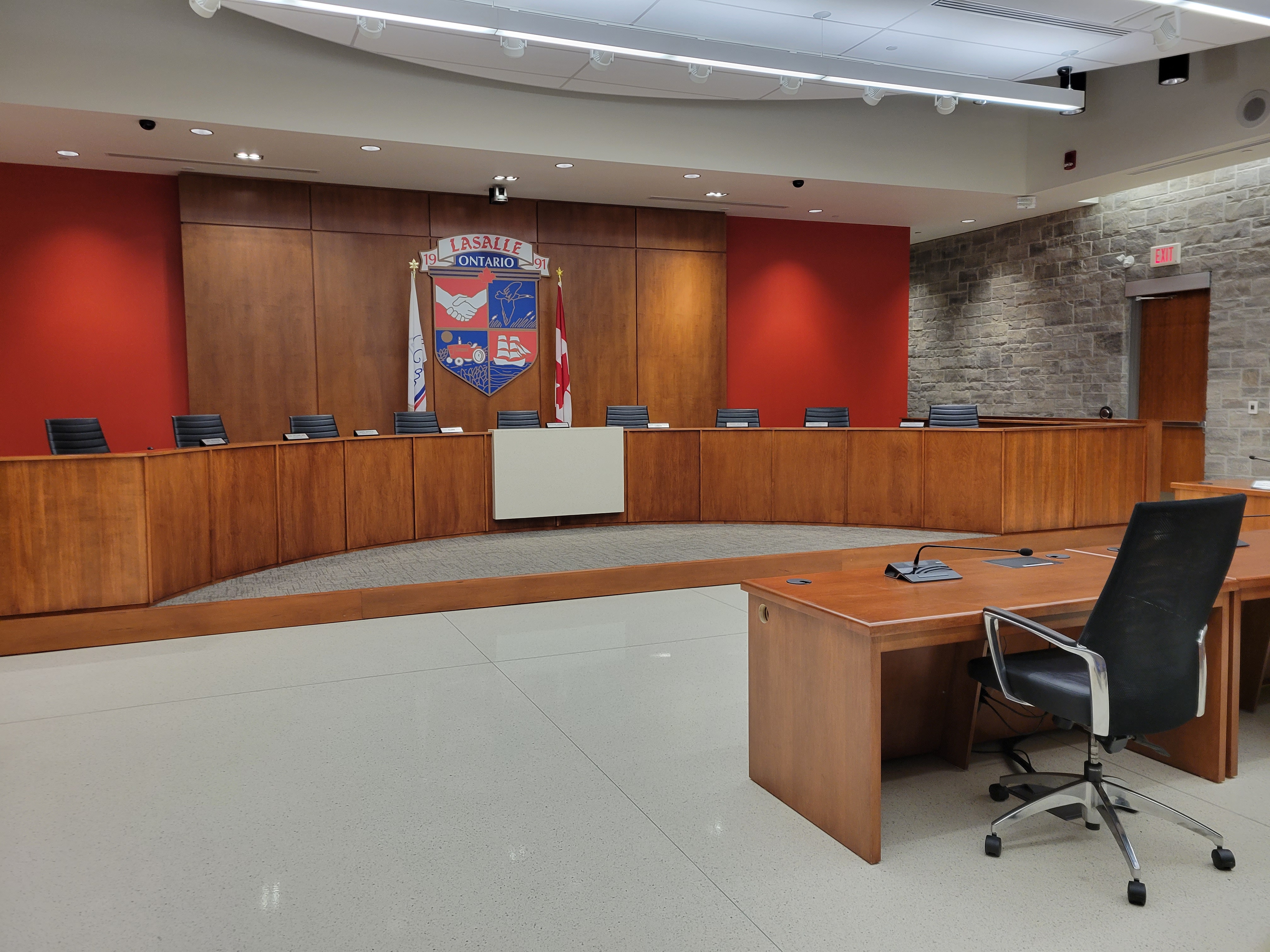 Council chambers.