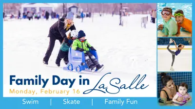 Family Day Fun in LaSalle, Swim or Skate this Family Day