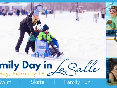 Family Day Fun in LaSalle, Swim or Skate this Family Day