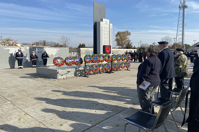 Remembrance Day Ceremony at Cenotaph Park