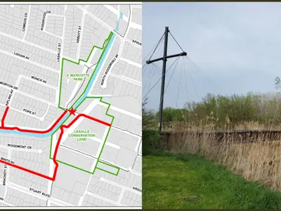 full closure map pirate bridge