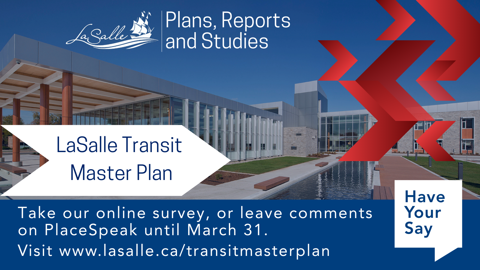 LaSalle Transit Master Plan Have Your Say Graphic