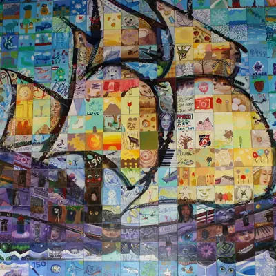 Canada 150 mosaic mural project.