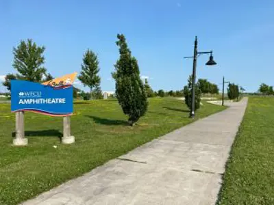 Pavilion park sign.