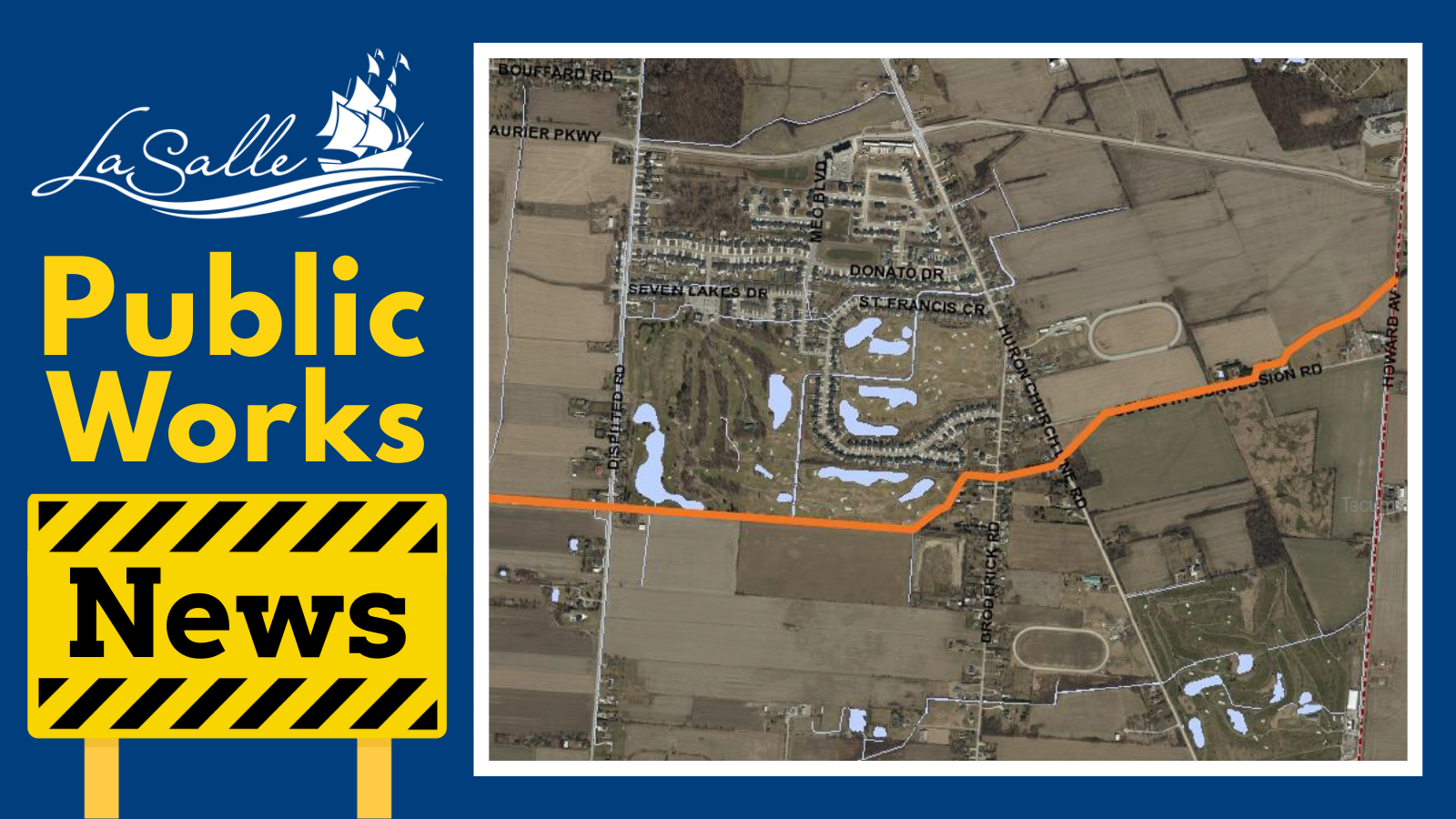 Public Works Repair and Improvement of the Third Concession Drain Map