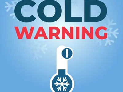 Cold weather warning.