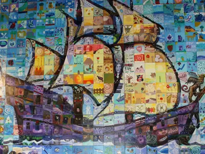 LaSalle Mosaic Mural